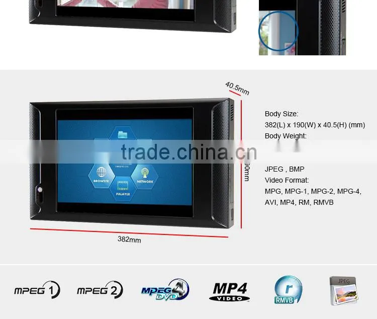 FlintStone point of purchase 10 inch touchscreen video monitors