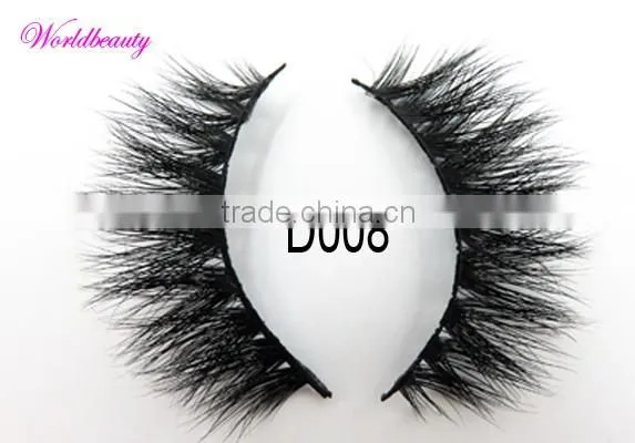 real mink strip eyelash 3D styles mink fur eye lashes