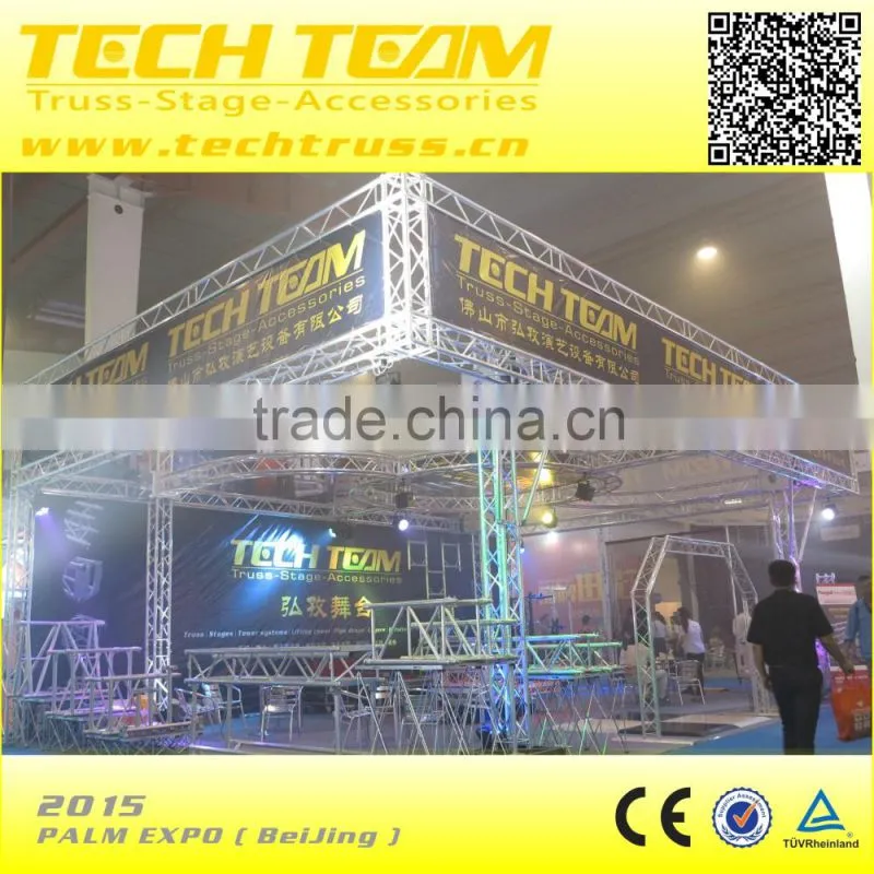 Outdoor Fashion Show Main Tubes Thickness 3mm Small Stage Lighting Aluminum Truss BC40-QS20