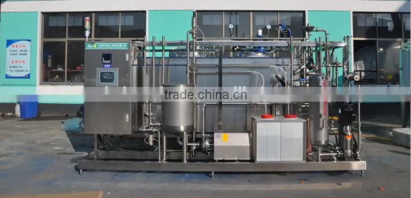 Efficient plate pasteurizer (3 sections) with energy-saving features