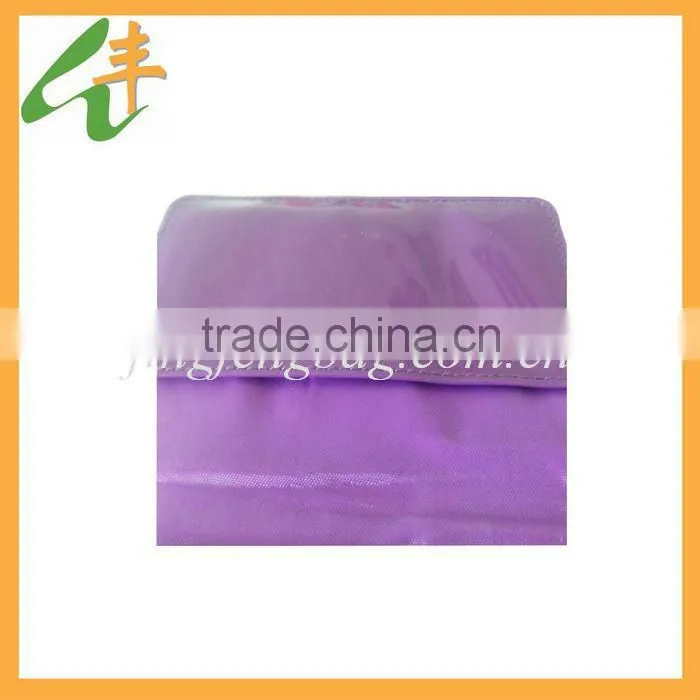 2014 most popular purple color lady leather wallet