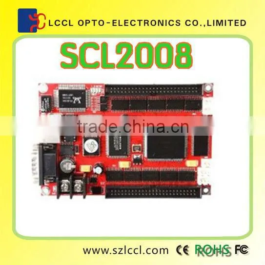 HOT/ SCL2008 control Card with two HUB / Support 4032*128 pixels/ Support WIFI function/ Net Port and Serial Port