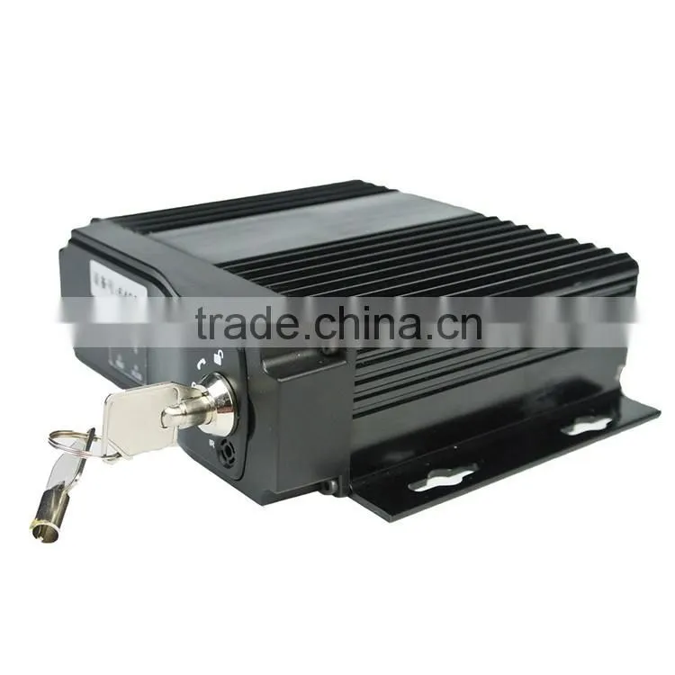 Professional Vehicle Monitoring 4CH Sd Card Mobile DVR With Free Client Software