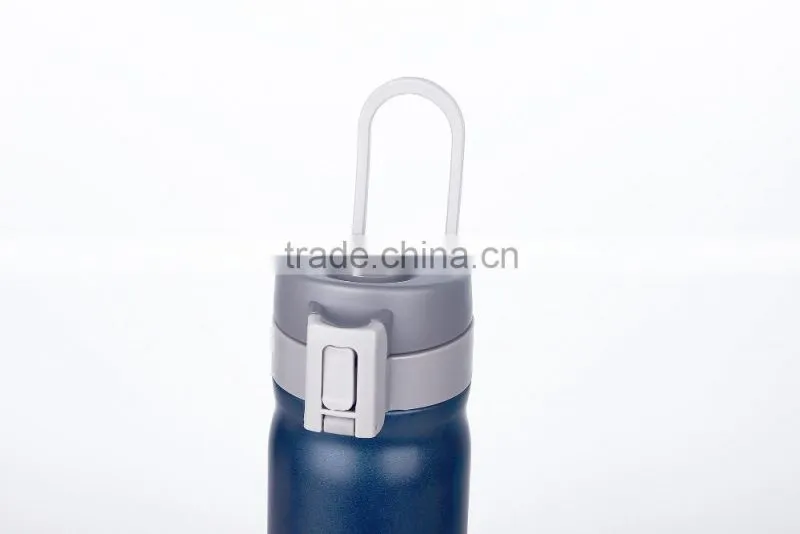 High quality one touch lock lid insulated stainless steel water bottle