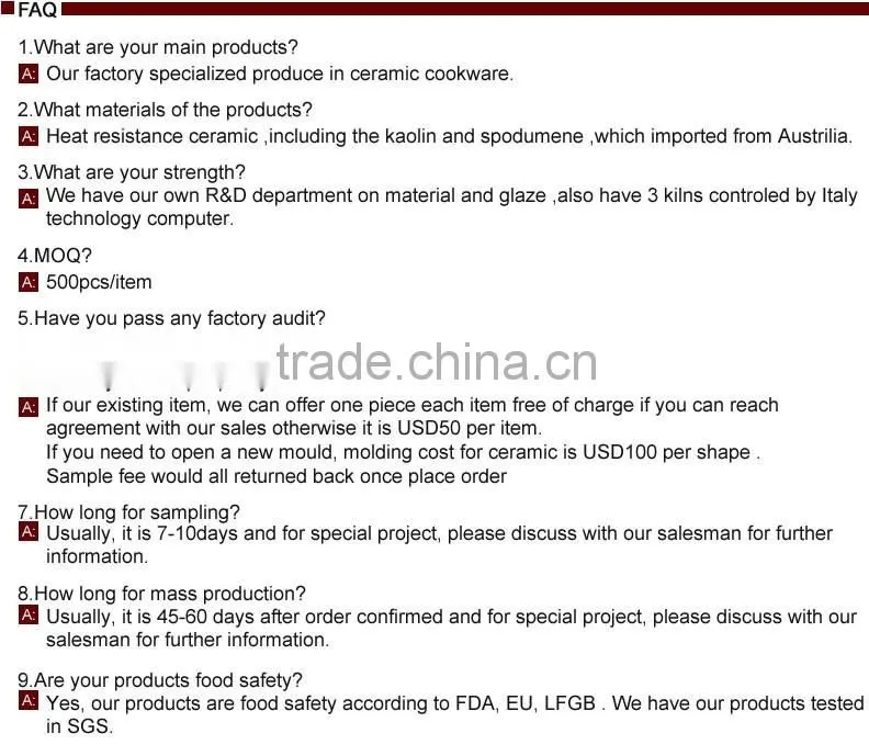 Anti-fire ceramic cooker for soup rice meat etc.