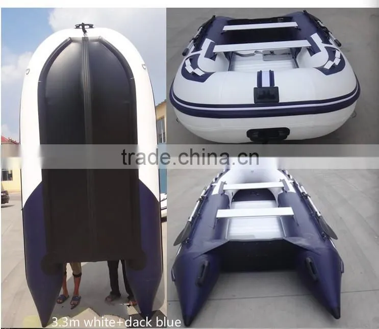 China inflatable folding boat with motor for sale