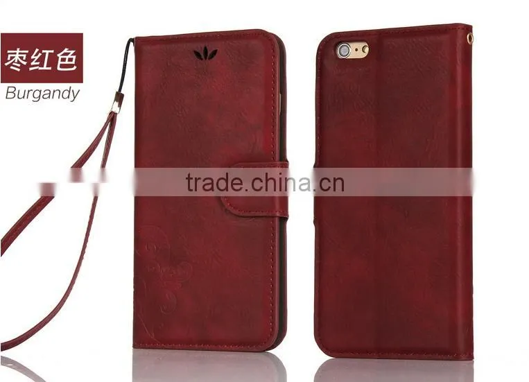 Best Selling Retro Design Mobile Phone Case Detachable Magnet Leather Case For iPhone 6