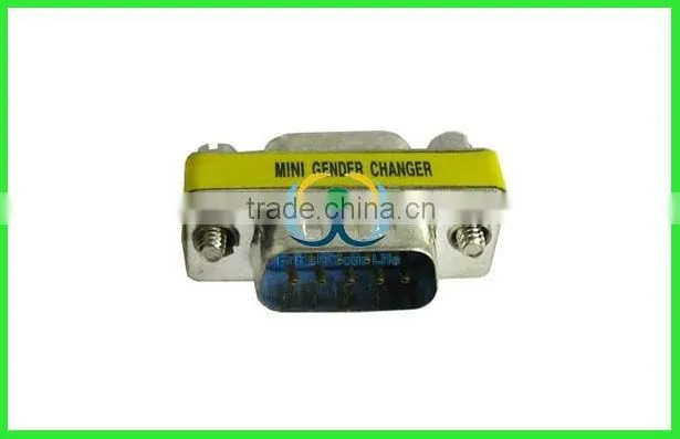DB9 9-Pin, male To female Connector Mini Gender Changer by Atomic Market