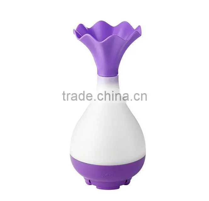 5 Color decorative Ultrasonic Home Aroma Humidifier Air Diffuser Purifier Atomizer Essential Oil Diffuser Mist Maker Fogger