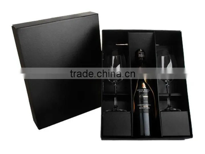 custom cheap single wine glass box wholesale