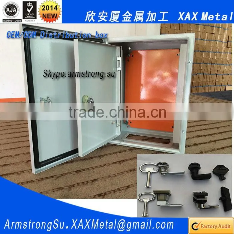 XAX58DB OEM ODM customized electrical power junction wire switch connecting steel distribution box