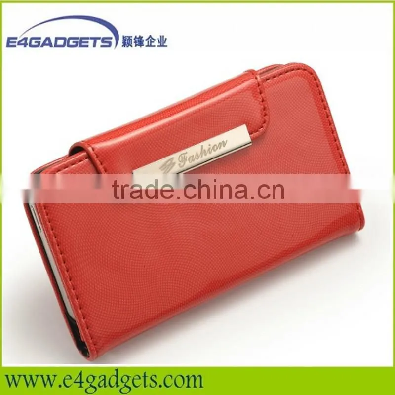 Wholesale case for iphone5 wallet case for Iphone5 Wallet Pouch
