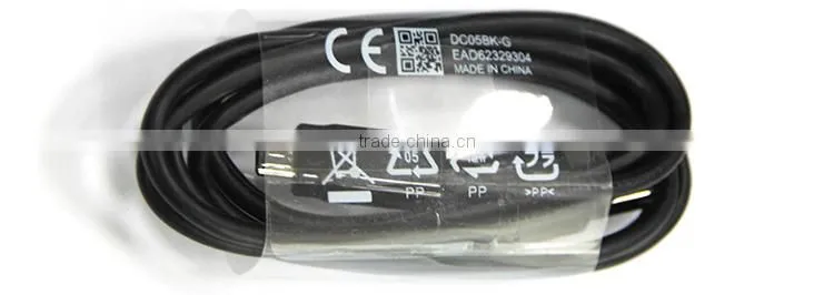 Great quality universal black 1m original usb data cable mobile phone for LG