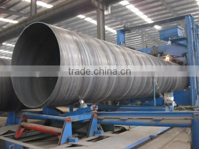 Thin wall carbon welded spiral steel pipe