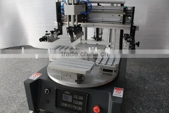 4 station rotary screen printing machine for ruler