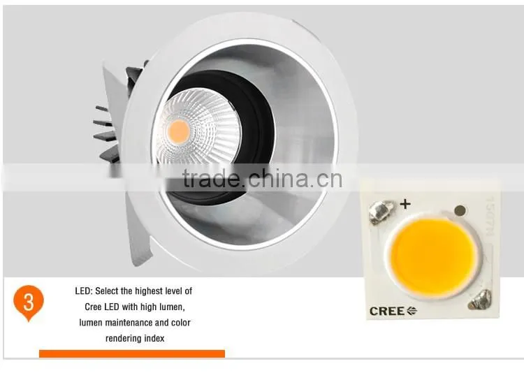 Modern Adjustable led cob portable spotlight