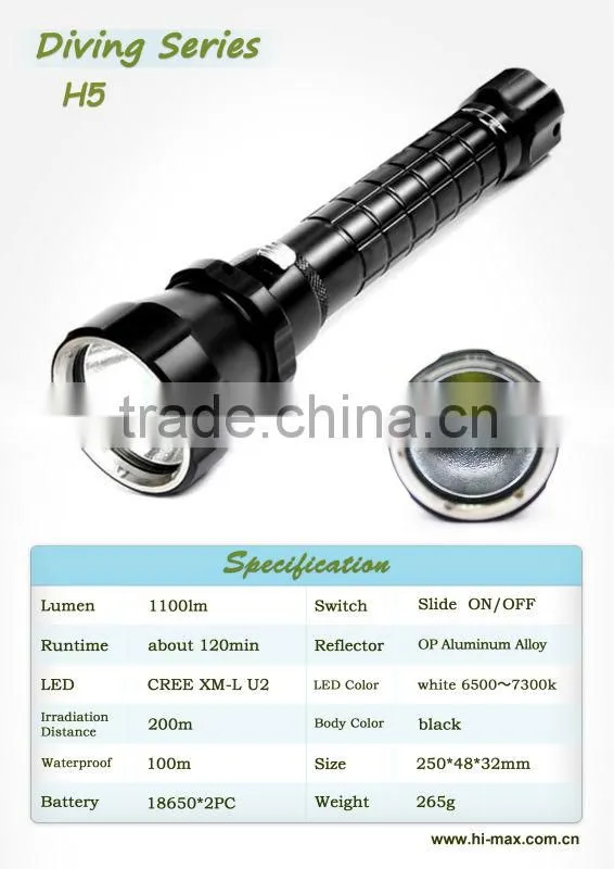 NEW diving products scuba diving equipment flashlight