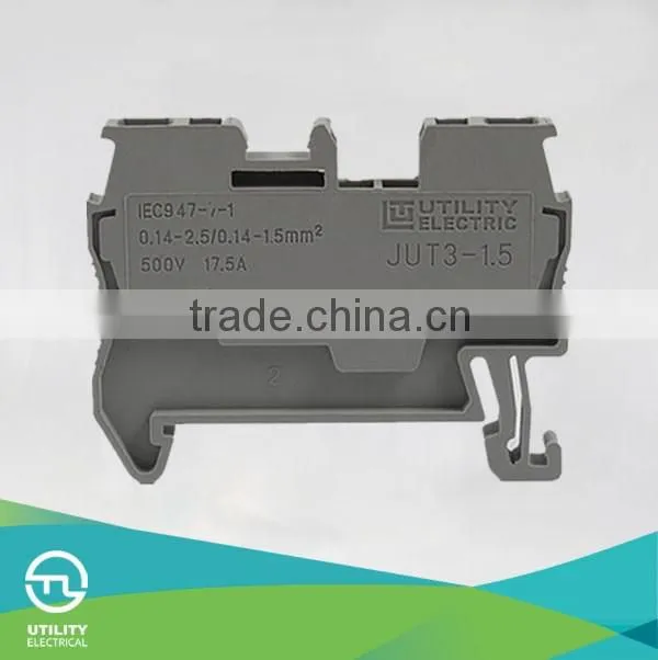 ST1.5 Reture-Pulling Spring Terminal Blocks Two-lead Through-type Wiring Connector