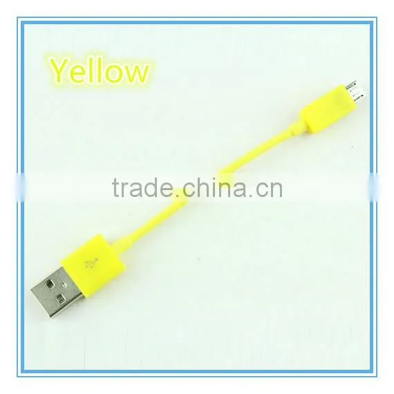 20cm Short Micro USB Cable,5 wire Micro Mini USB Cable,USB Data Sync Cable for smartphone