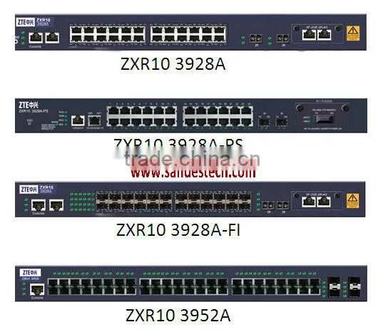 ZTE 3950-28TM, RS-3950-28TM-AC, 24 FE RJ45 + 2 GE SFP + 1 expansion card slot ZTE ZXR10 3950