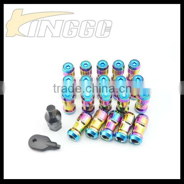 Auto Formula 45mm Extended Rim Racing Universal Wheel Locking Nut For Car
