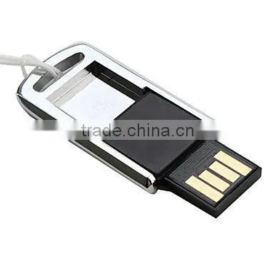 waterproof & Mini Swivel Keychain Style USB Flash Drive