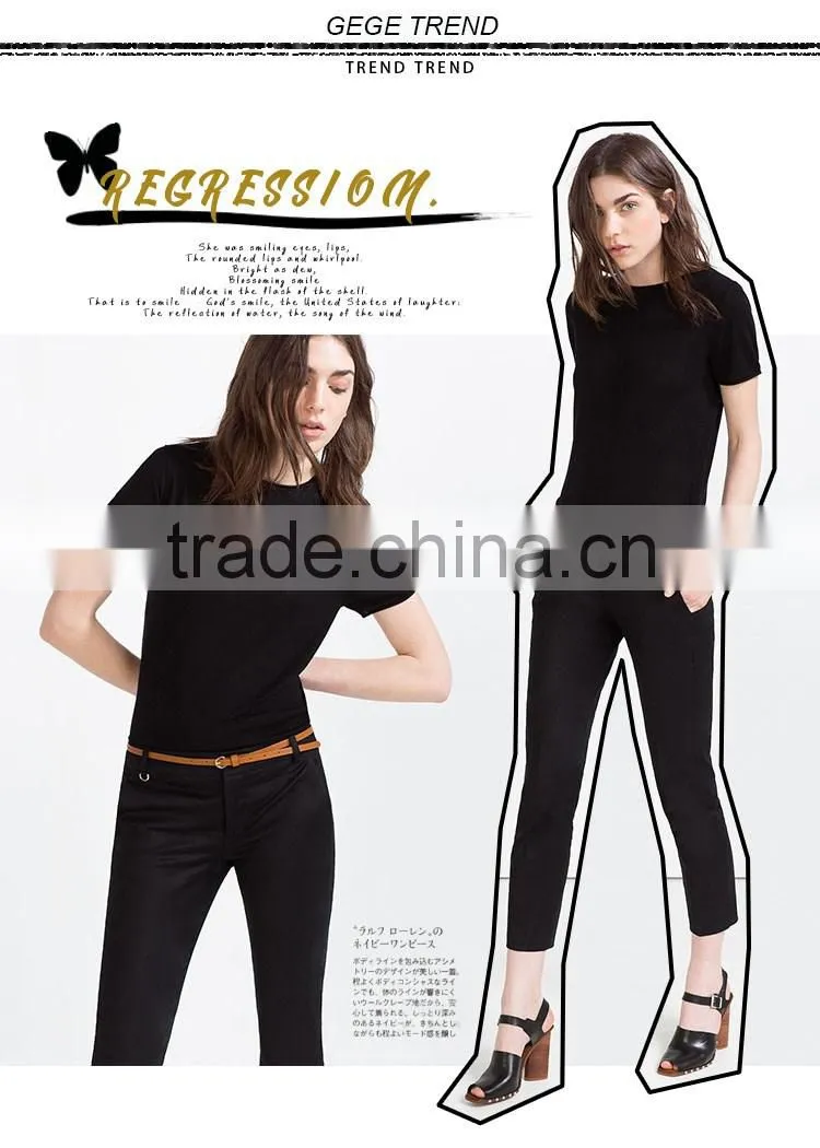 tech-A occupation commute show thin suit pants skinny all-match for ladies pants