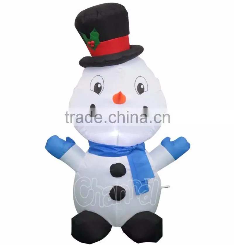 Big Head Toy Inflatables Snowman Christmas Decorations for Customize