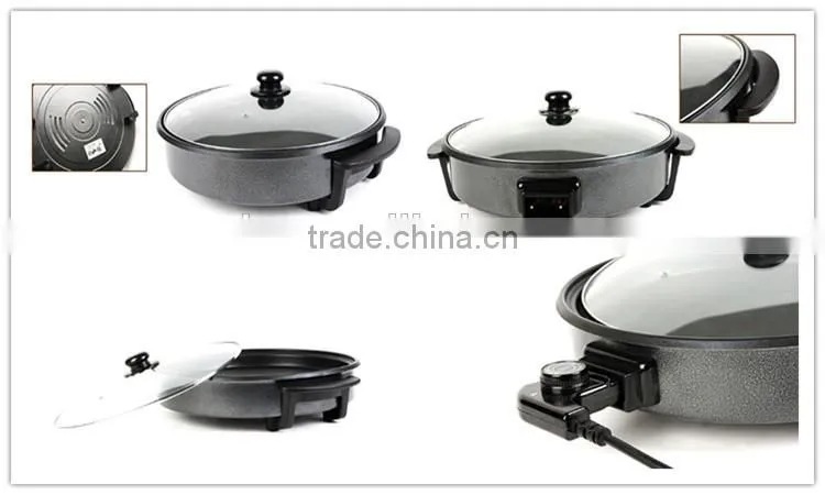 Competitive price new design pizza pan electric