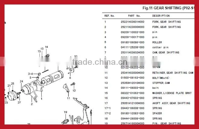 High performance motorcycle front shock absorber for yamaha