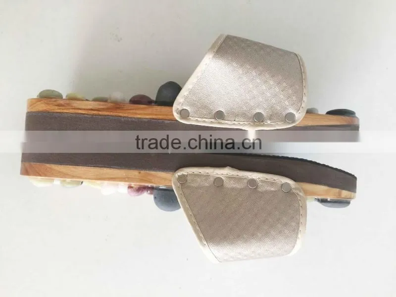 Natural Stone Massage Slipper Foot massage Shoes for Multicolor choice