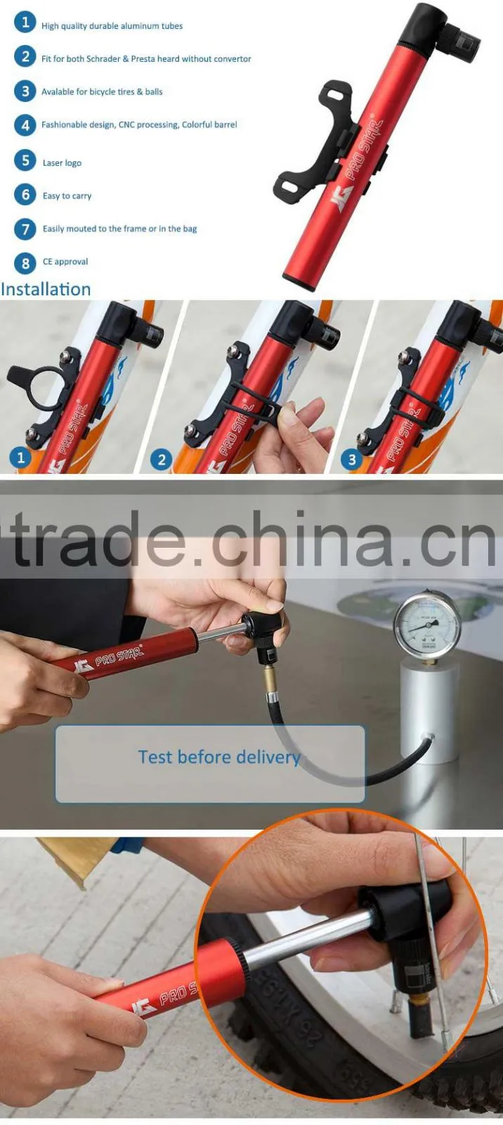 Inflation Smart Bike Tools/Custom Logo is Welcomed(JG-1002)
