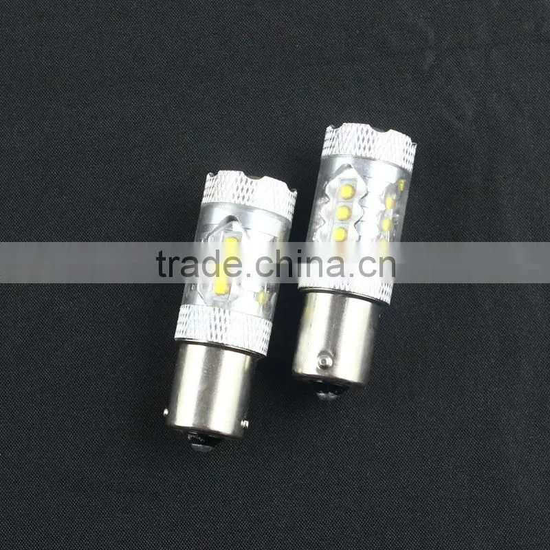 1156 S25 P21W BA15S C REE LED Bulbs 80W Super White LED Turn Light Bulbs For Tesla Honda for Volkswagen Lada