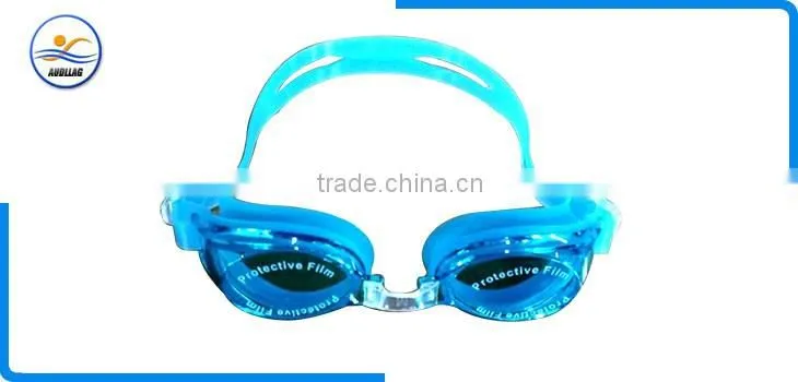 Good price silicone green swimming goggles for children
