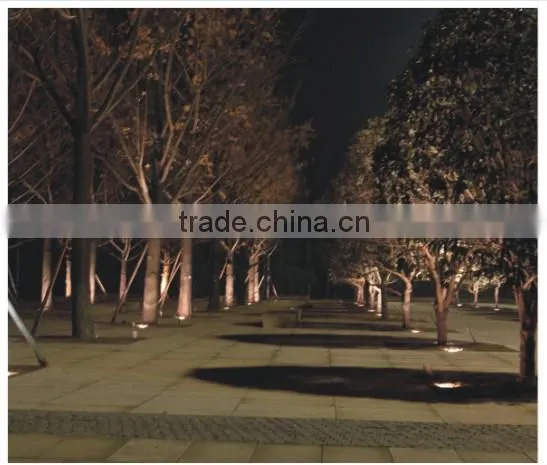 2016 Project lighting 3.5W stainless steel powder coated aluminum grey outdoor IP67 LED ingroud light