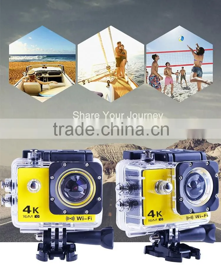 4k hd 720p 120 fps action camera be unique Waterproof 30M Sport Camera 12MP 1080P 2.0"LCD Sport cam