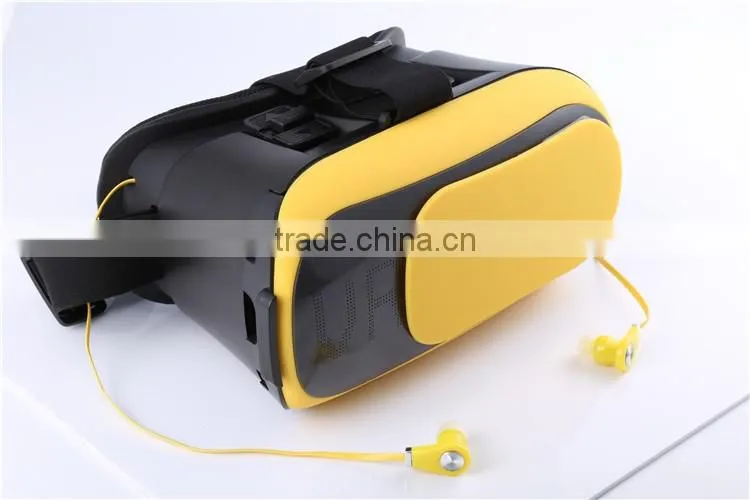 VR box 3.0 3d virtual reality glasses vr headset with earphone for mobile phones for 3.5inch to 6 inch