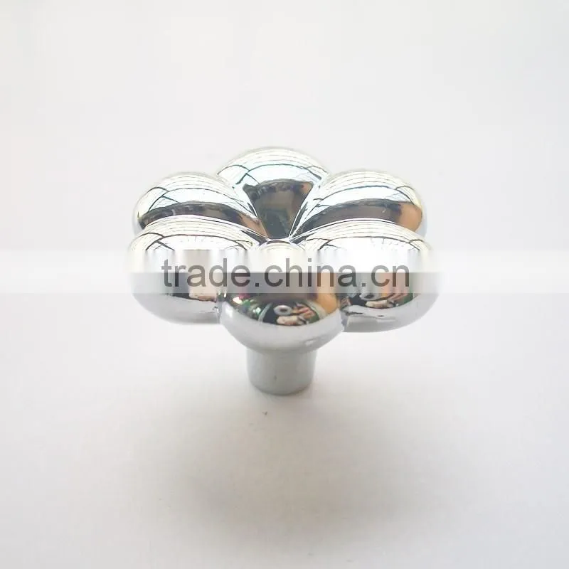 Wholesale zinc alloy furniture knob with chrome plated
