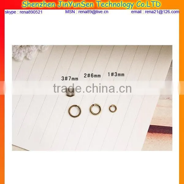 Fashion promotional custom blank plain metal key rings