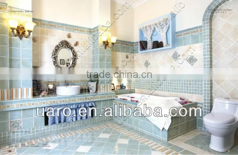 Non-slip decor rustic glazed ceramic antique brick style kitchen tiles