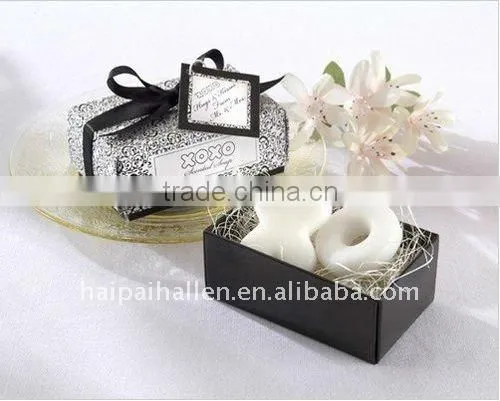 XO Hugs & Kisses scented soap for wedding gift