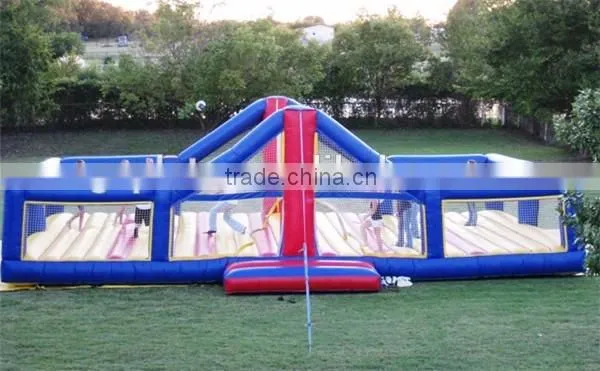 outdoor exciting inflatable football game,inflatable soccer court,high quality