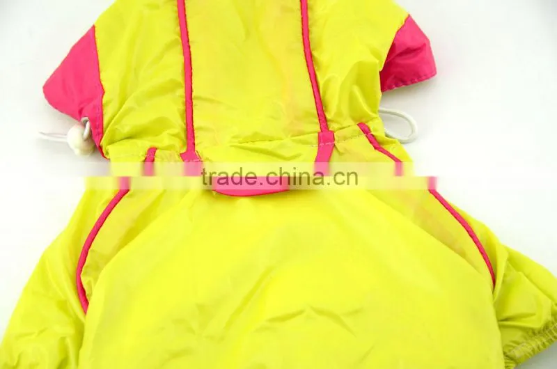 promotional double layer dog raincoat