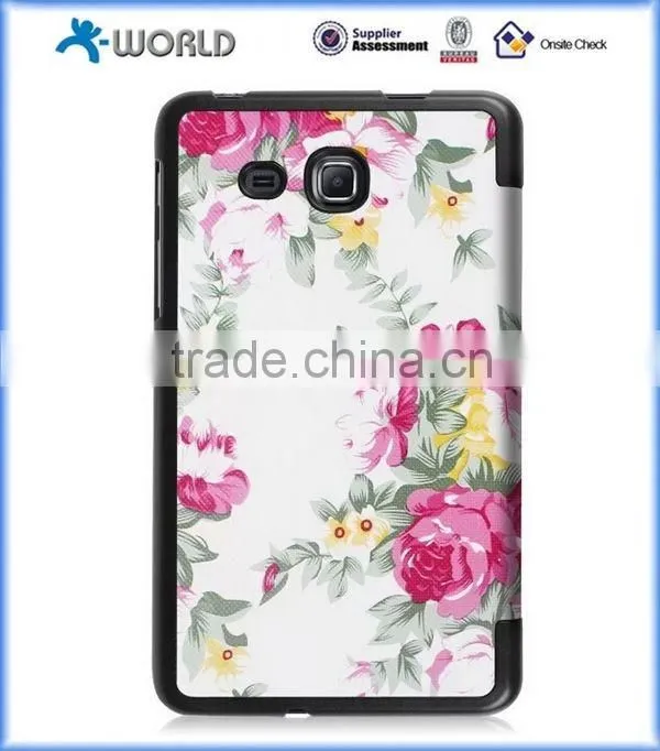 Magnetic Folding Printing Leather Case for Samsung Galaxy Tab A 7.0