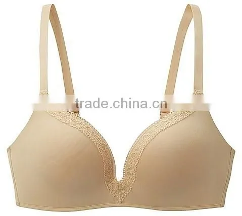 2014 new arrival ladies underwear seamless wireless soft comfortable bra