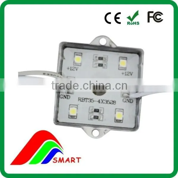 High Power DC12V 4leds 5050 Square LED Module