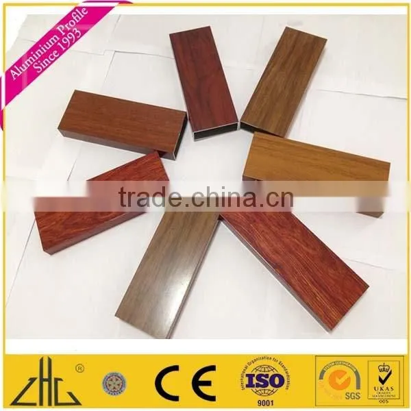 Wow!!6463 mirror polish, wood color aluminium profile sliding wardrobe door, ss brush cp brush aluminium profile cabinet handles