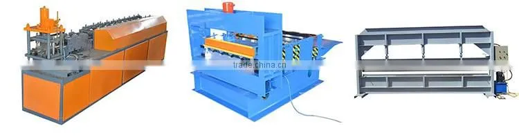 Large Construction glazed tile roof use and double forming machine