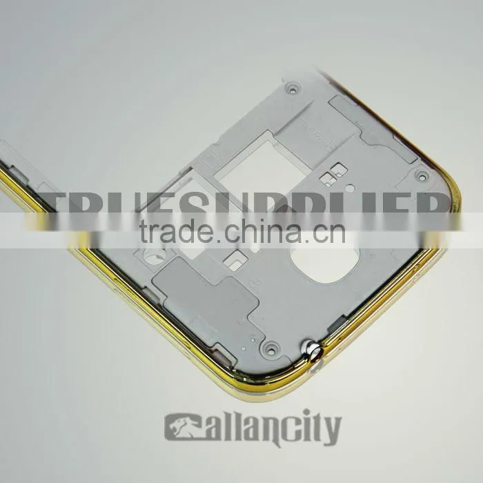 New design for Samsung gold middle plate for samsung s4 grand housing