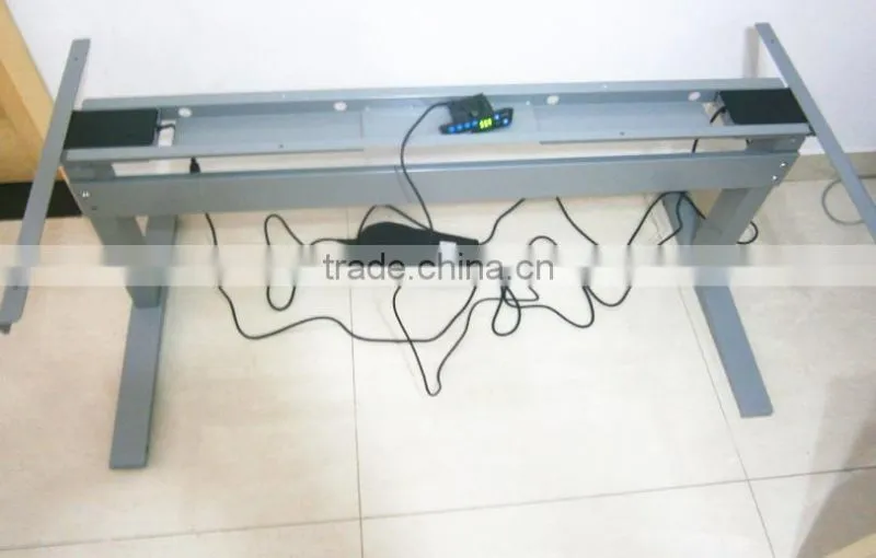 Metal Ergonomic height adjustable PC desk, electric standing desk,